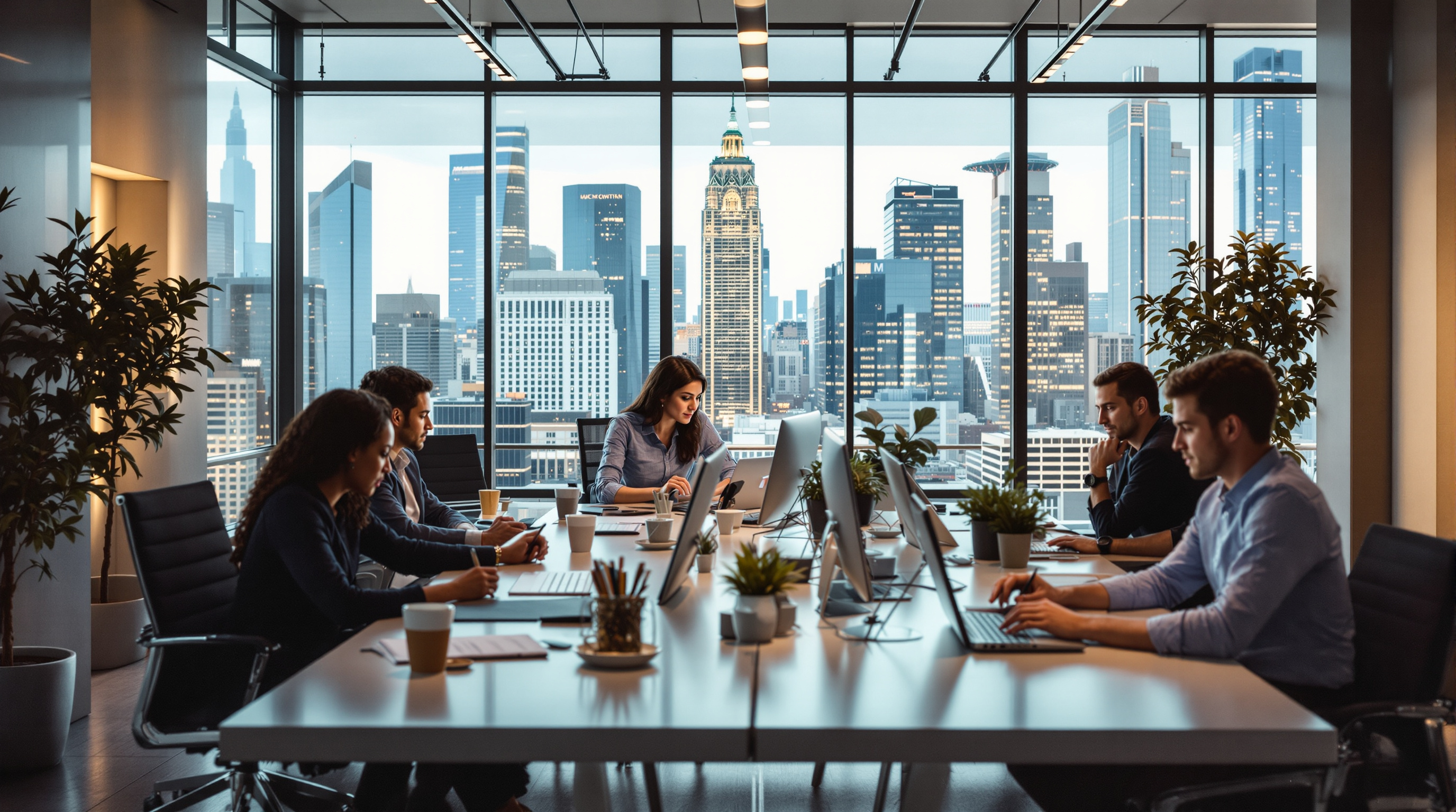 Modern professional recruitment office